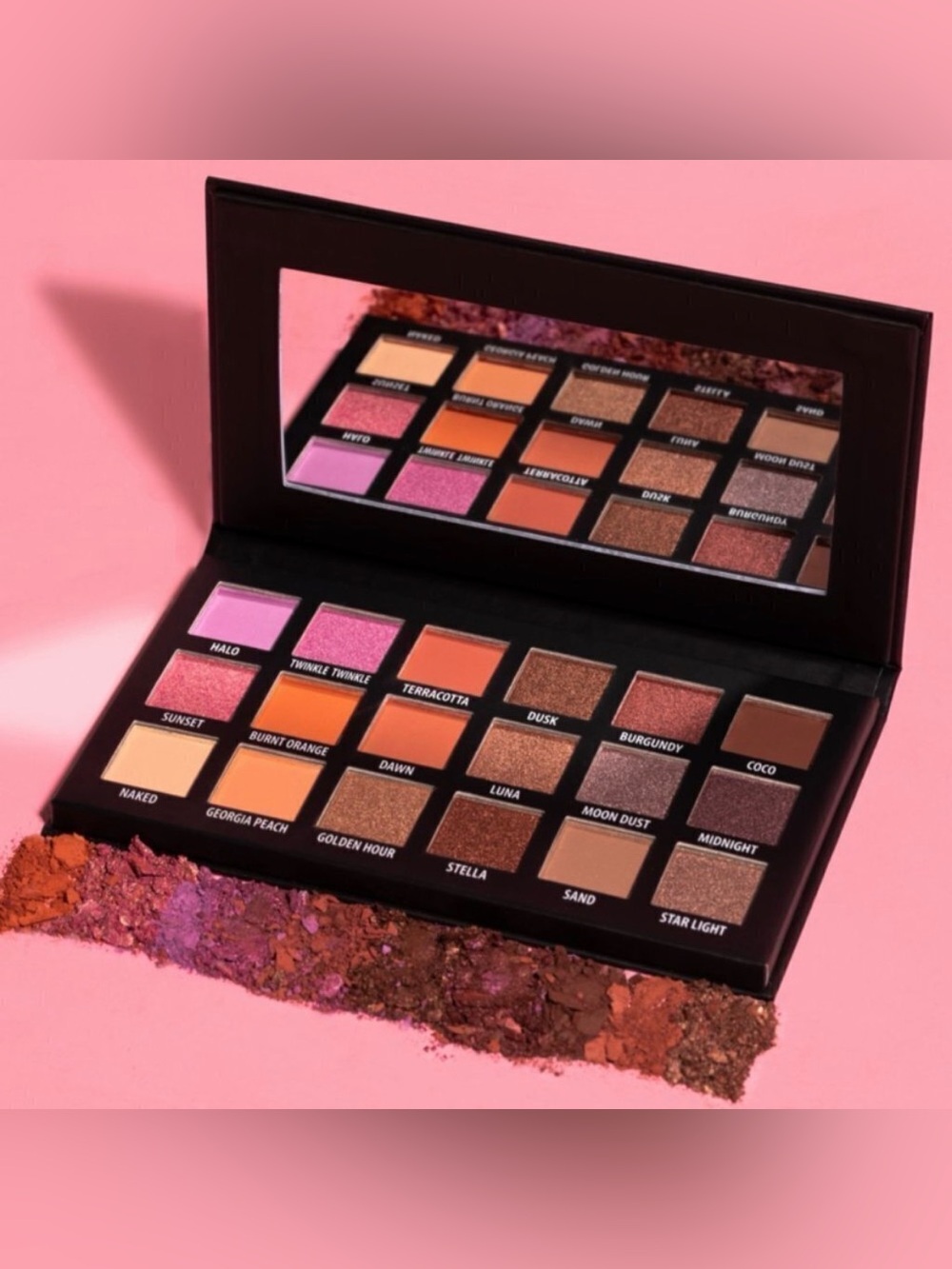 KAB Cosmetics | Day Night Eyeshadow Palette | 18 shades